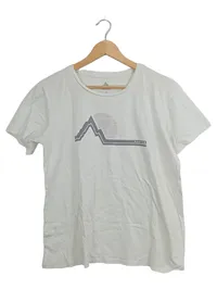 Burton Herren T-Shirt Gr. 50/L Weiß Sportlich mit Berg-Print 1
