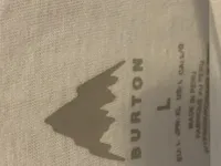 Burton Herren T-Shirt Gr. 50/L Weiß Sportlich mit Berg-Print 4