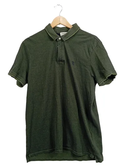 Selected Homme Herren Poloshirt Grün XL Baumwolle