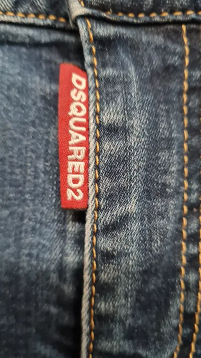 Dsquared2 Damen Jeans Slim Fit Blau Gr. 44 W35