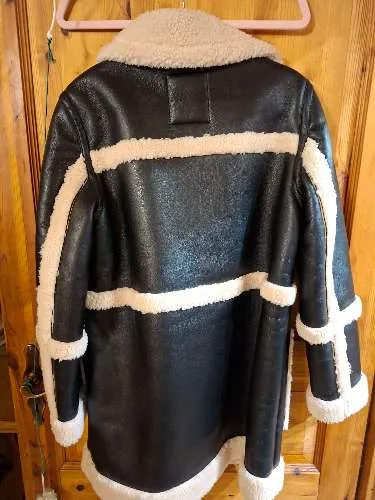 QS Damen Lammfelljacke Schwarz Gr. 40/L Felljacke Modern