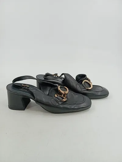 Paul Green Damen Slingpumps Slingback Gr. 40 Schwarz Elegant