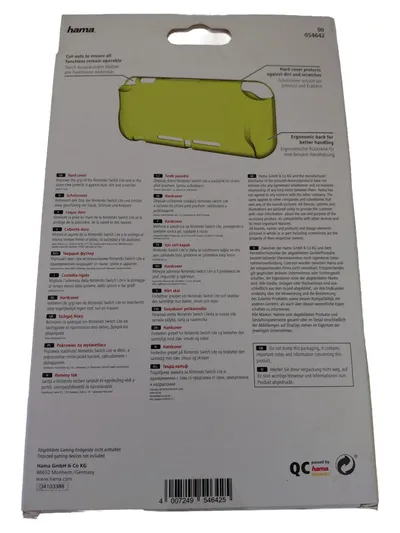 Hama Hard Cover Schutzhülle Grün für Nintendo Switch Lite Controller Case