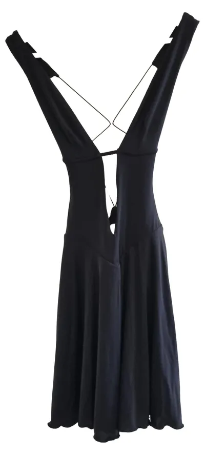 Oh Polly Damen Abendkleid Gr. 32/XXS Schwarz Elegant Cut-Outs