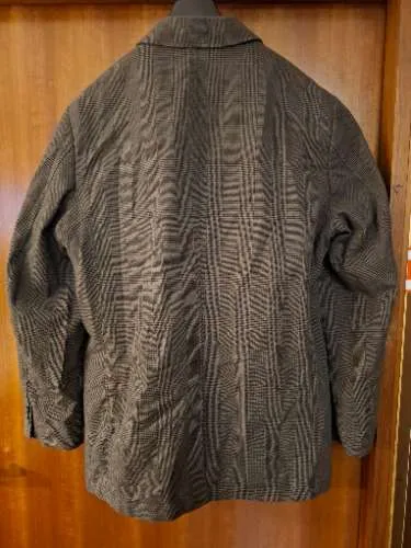 TCM Tchibo Herren Sakko Gr. 44 Grau Kariert Klassisch Business
