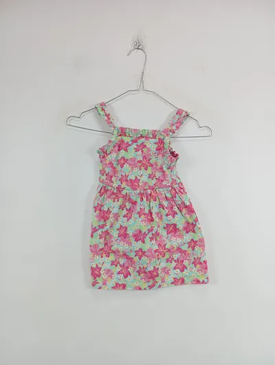 Sergent Major Sommerkleid Mädchen Gr. 92 Blumenmuster Bunt Trägerkleid