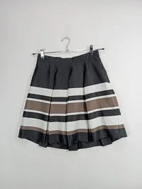 BONPRIX COLLECTION Damen Faltenrock Gr. 36 S Gestreift Mehrfarbig Modern 2