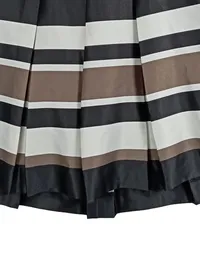 BONPRIX COLLECTION Damen Faltenrock Gr. 36 S Gestreift Mehrfarbig Modern 5