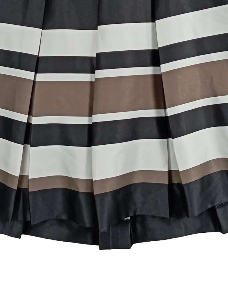 BONPRIX COLLECTION Damen Faltenrock Gr. 36 S Gestreift Mehrfarbig Modern 5