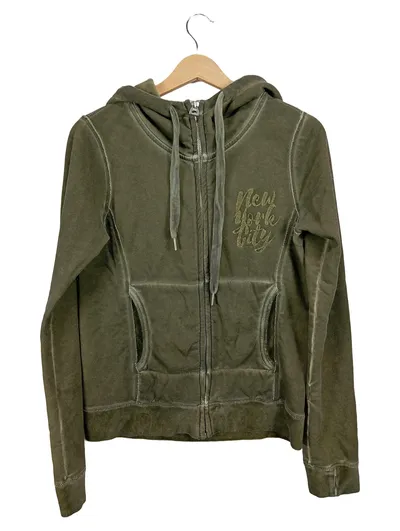 Better Rich Damen Kapuzenpullover Hoodie New York City Oliv Gr. L