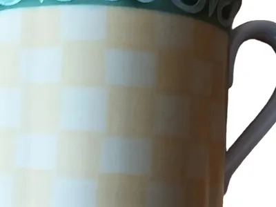 Gallo Design Tasse Mehrfarbig Geometrisch Porzellan Switch