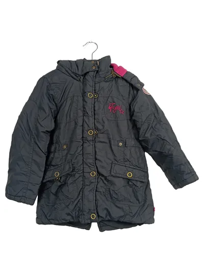 Babyface Mädchen Leichte Jacke Kinder Gr. 104 Grau Casual Kapuze Herbst Winter