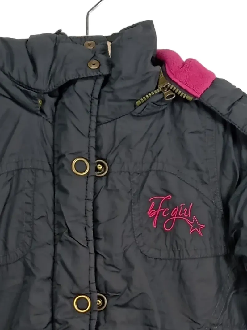 Babyface Mädchen Leichte Jacke Kinder Gr. 104 Grau Casual Kapuze Herbst Winter 4