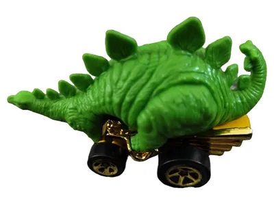 Hot Wheels Stegosaurus Dinosaurier Schleich Spielfigur Grün 8cm Kinder