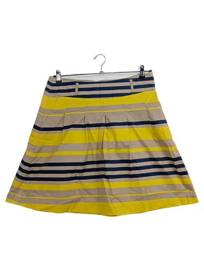 Mexx Damen Minirock gestreift Gr. 38 Mehrfarbig Casual Baumwolle