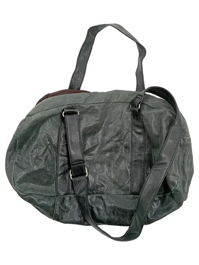Marc O'Polo Damen Reisetasche Duffle Bag Leder Grün Schultertasche