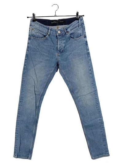 GABBA Jeans Slim Fit Herren Hellblau W30/L32 Stretch Denim
