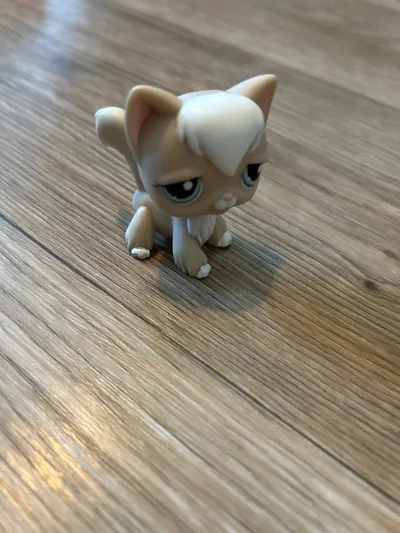 Littlest Pet Shop Katze Spielfigur Beige 5cm Tierfigur Spielzeug