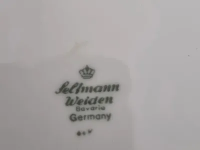 Seltmann Weiden Wandteller Porzellan Klassisch Weiß 10cm Uni