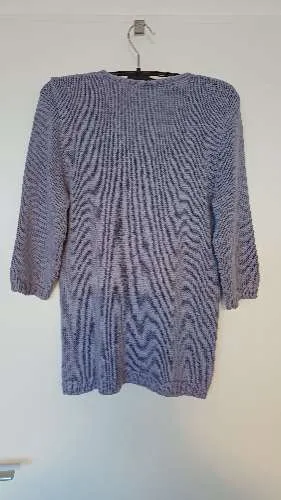 Fernando Pensato Strickpullover Damen Gr. 38 Lila Blumenapplikationen 2