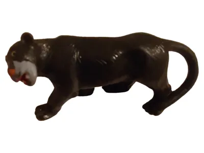 BULLY Panther Figur Naturbezogen Actionfigur Schwarz 7cm