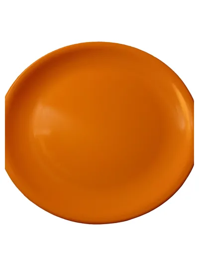 ORNAMIN 72 Unterteller Kunststoff Orange Anker Motiv 24cm Praktisch