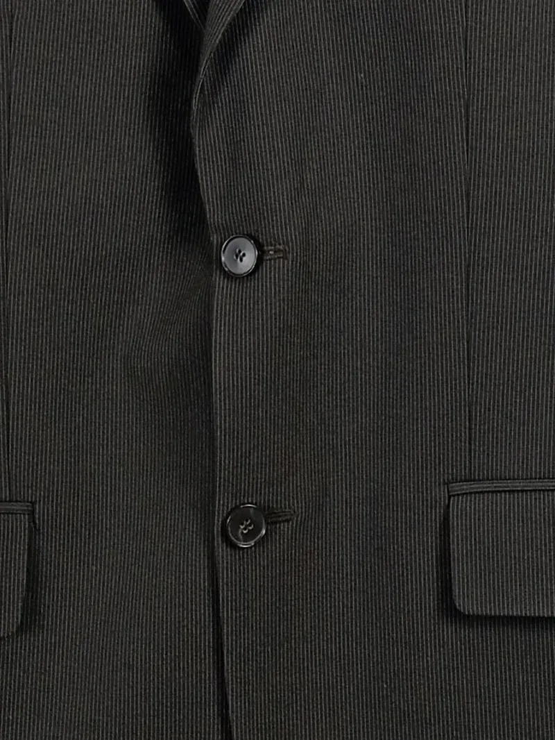 Engbers Herren Sakko Gr. 48 Grau Nadelstreifen Business Anzugjacke 4