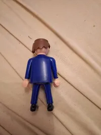 Playmobil Figur Pilot Pacific Airline Blau Uniform Flugzeug Kapitän 3