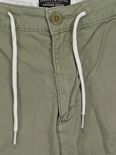 EIGHT2NINE Herren Shorts Oliv Gr. 29 Casual Baumwolle Kordelzug