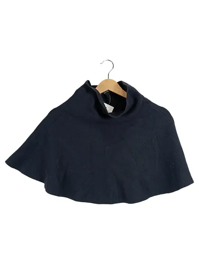 VERO MODA Damen Poncho Gr. 36/S Schwarz Basic Rollkragen