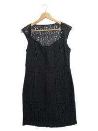 Axara Damen Festliches Kleid Gr. 42 Schwarz Elegant Spitze Party Abend 1