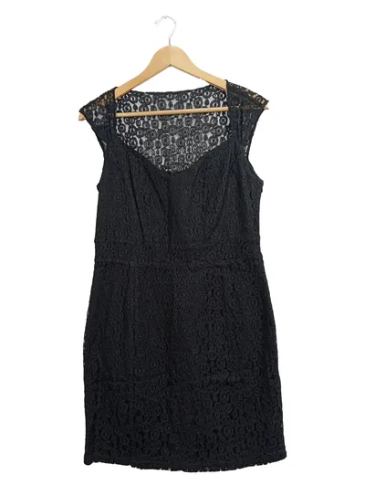 Axara Damen Festliches Kleid Gr. 42 Schwarz Elegant Spitze Party Abend
