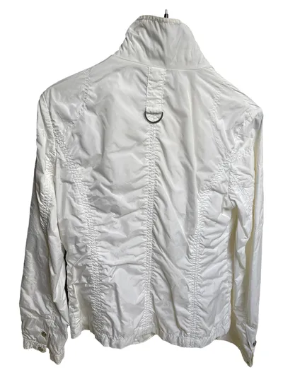 FUCHS SCHMITT Damen Leichte Jacke Gr. 38 M Weiß Casual Übergangsjacke