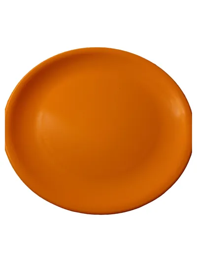 ORNAMIN Unterteller Orange Kunststoff 24cm Modern Anker Servierteller