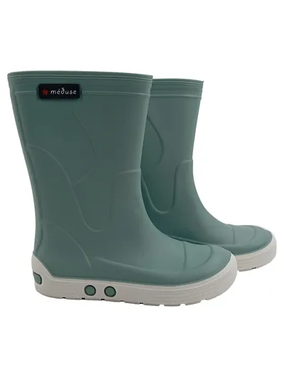 MÉDUSE Gummistiefel Kinder Gr. 27 Grün Praktisch Outdoor Regenstiefel