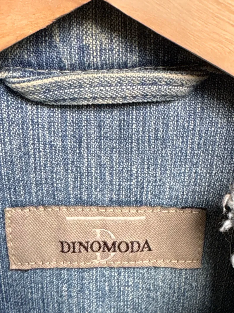 DinoModa Jeansjacke Damen Gr. 36 Blau Casual Baumwolle Elasthan 6