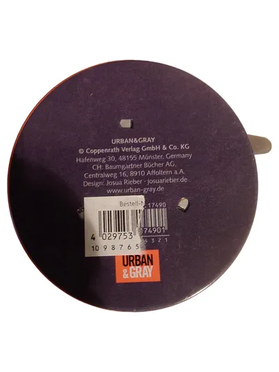 Urban & Grey Glücksrad Entscheidungshelfer Schwarz Weiß Orange Deko