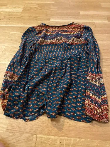 BUFFALO Damen Bluse Bohemian Mehrfarbig Gr. 36/S Viskose Langarm