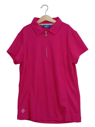 Daily Sports Damen Poloshirt Gr. 40 Pink Sportlich