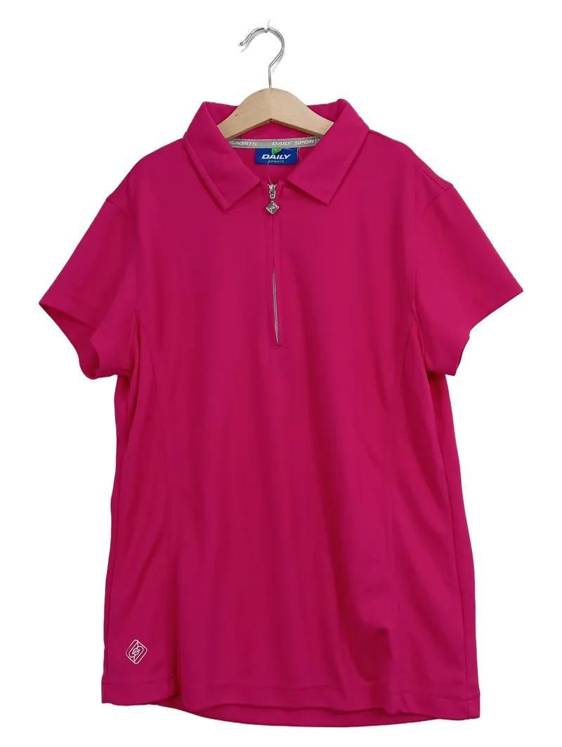 Daily Sports Damen Poloshirt Gr. 40 Pink Sportlich 1