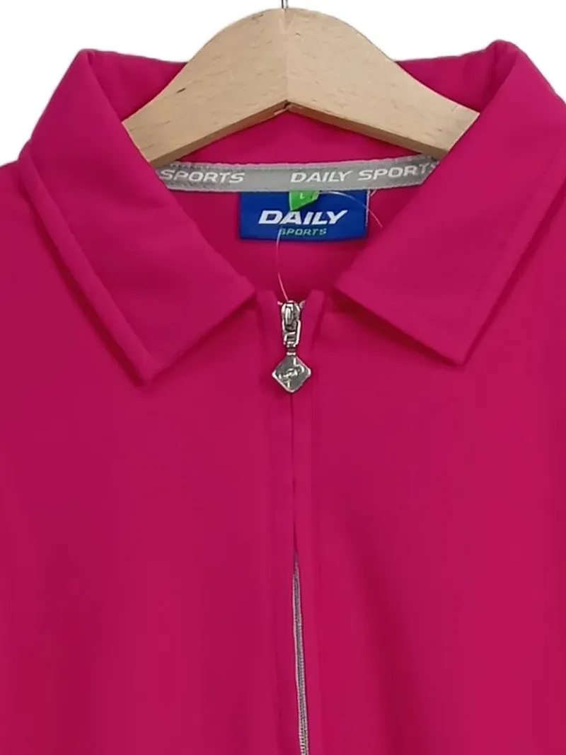 Daily Sports Damen Poloshirt Gr. 40 Pink Sportlich 2