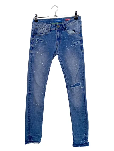 CoolCat Destroyed Jeans Kinder Jungen Blau Streetwear Größe 146/152