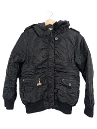 17&Co. Damen Winterjacke mit Kapuze Gr. 42 Schwarz Casual 1
