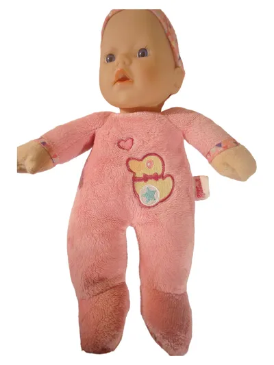 Zapf Creation Baby Annabell Stoffpuppe Rosa 32cm Kuschelpuppe