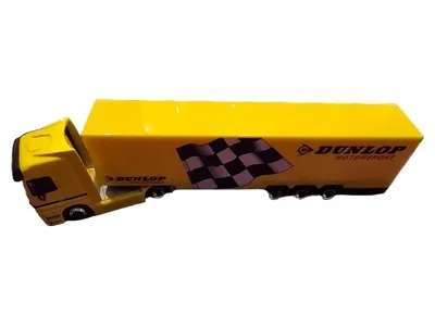Schuco Mercedes-Benz LKW mit Auflieger Modell 1:87 Gelb 20cm 4cm