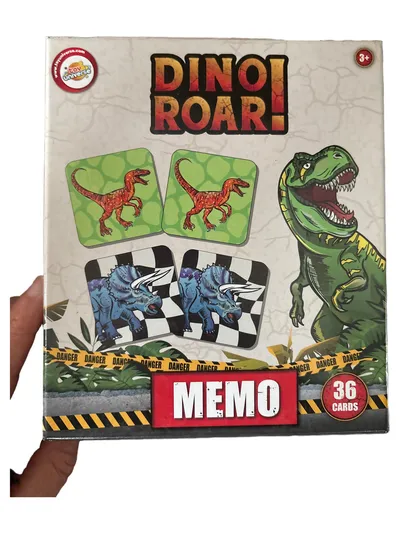 Toy Universe Dino Roar Memo 36 Karten Dinosaurier Spiel Kinder Gedächtnisspiel