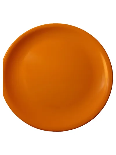 ORNAMIN Unterteller Kunststoff Orange Uni 24 cm Praktisch Teller Platte
