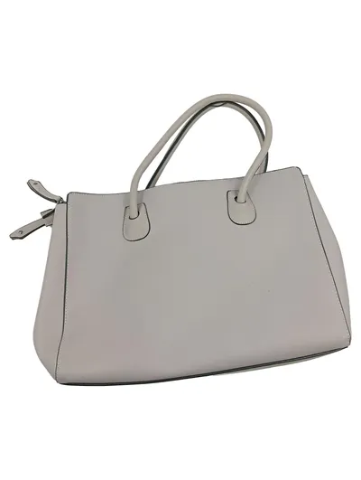 SURI FREY Damen Henkeltasche Handtasche Grau Klassisch 37x28 cm