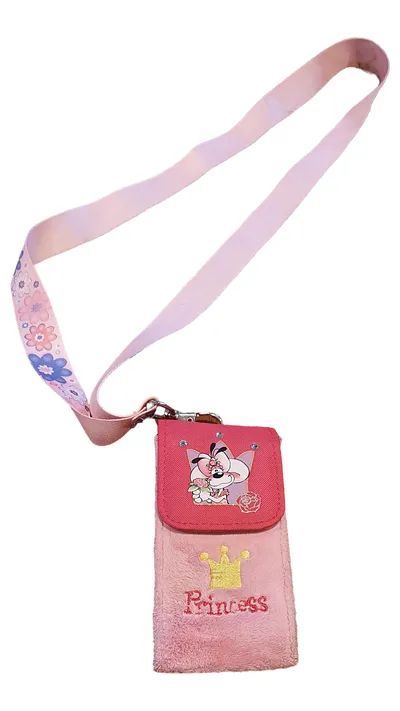 Diddl Maus Handytasche Kinder Pink Feminin Tiermotiv Applikation Stickerei