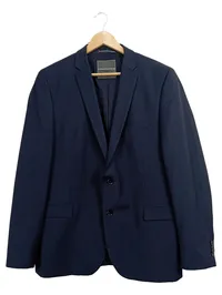 FINSHLEY & HARDING Herren Sakko Business Gr. 54 Blau Elegant Anzugjacke 1